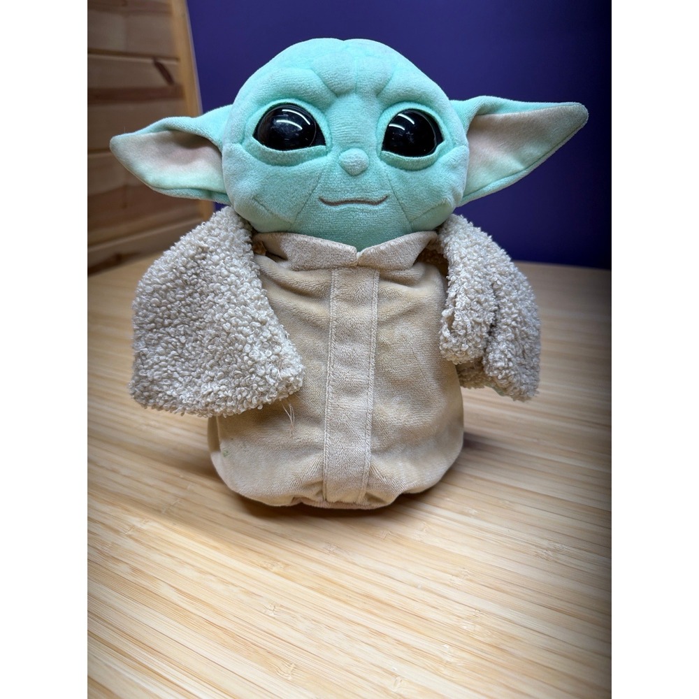 Star Wars Grogu Baby Yoda Plush Toy Green Large Plush w Damage